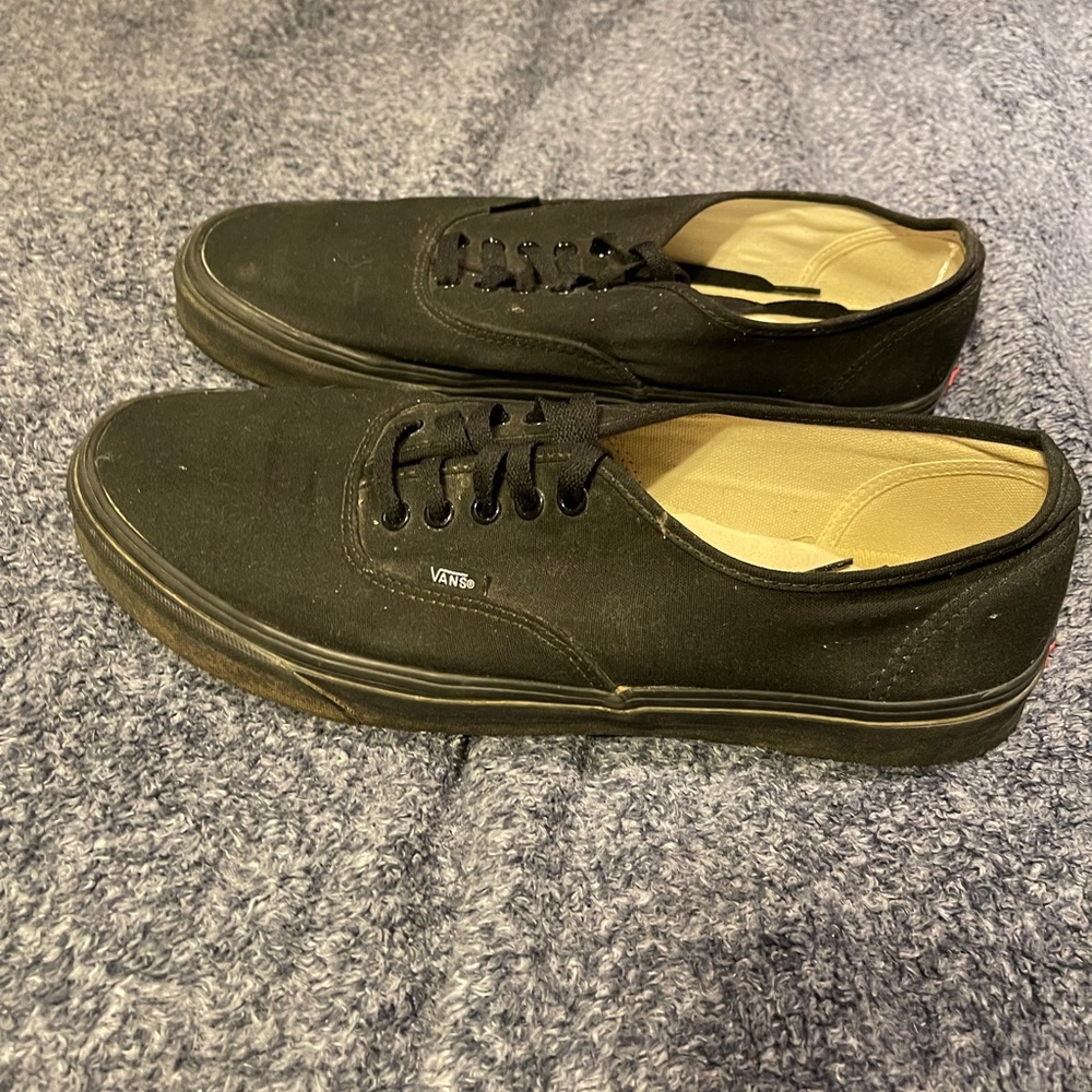 Vans low top black size 13 worn